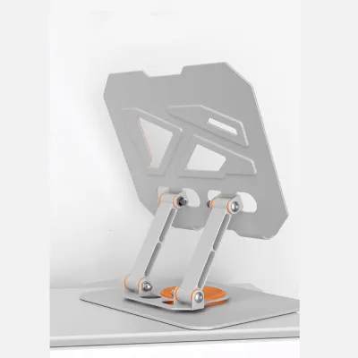 360 Degree Rotatable Adjustable Foldable Metal Tablet Stand Ergonomic Desktop Holder for iPad Samsung Xiaomi Huawei and All Android Tablets
